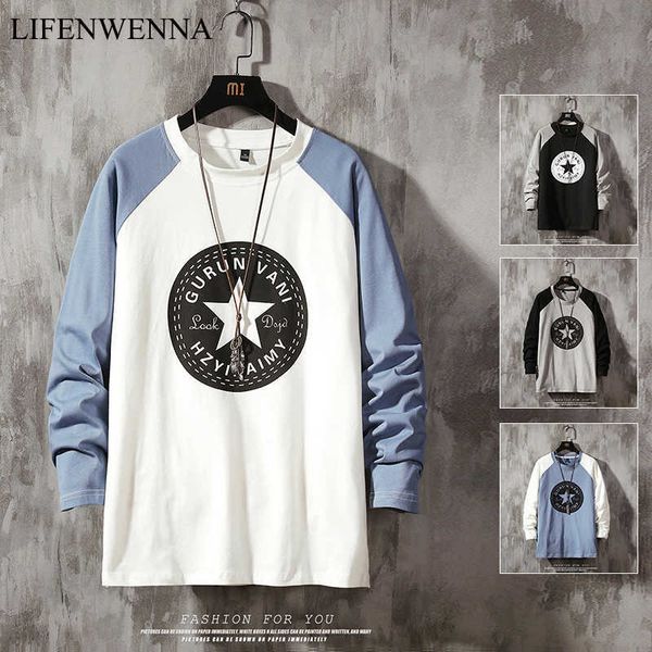 casual men's t shirt fashion patchwork o neck long sleeve t shirts mens clothes trend spring arrival print hip hop tees 210528, White;black
casual men's t shirt fashion patchwork o neck long sleeve t shirts mens clothes trend spring arrival print hip hop tees 210528, White;black
