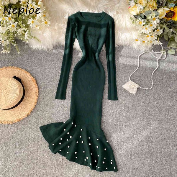 neploe chic beading irregular ruffles trumpet dress new elegant vestidos knitted vestidos autumn winter bodycon party dresses 210422, Black;gray
neploe chic beading irregular ruffles trumpet dress new elegant vestidos knitted vestidos autumn winter bodycon party dresses 210422, Black;gray