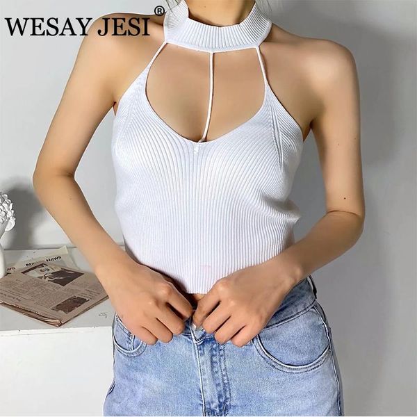 women's tanks & camis wesay jesi clothing traf tube casual deep v-neck knitwear halter sleeveless backless knitted crop, White
women's tanks & camis wesay jesi clothing traf tube casual deep v-neck knitwear halter sleeveless backless knitted crop, White