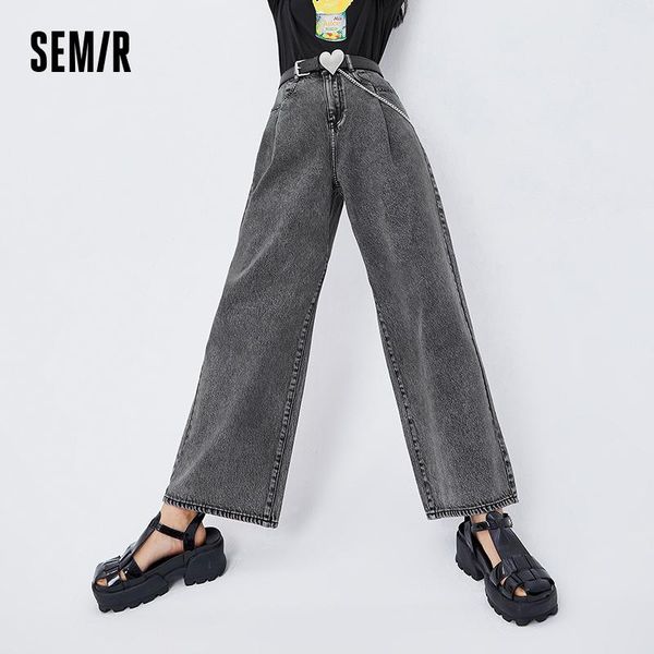women's jeans semir female fashion hyuna ins wide-leg trousers high waist mopping floor 2021 summer cotton demin women, Blue
women's jeans semir female fashion hyuna ins wide-leg trousers high waist mopping floor 2021 summer cotton demin women, Blue