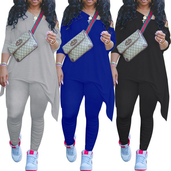 women's tracksuits two piece set tracksuit inclined shoulder irregular pants long sleeve nightclub clothing ladies casual plus siz, Gray
women's tracksuits two piece set tracksuit inclined shoulder irregular pants long sleeve nightclub clothing ladies casual plus siz, Gray