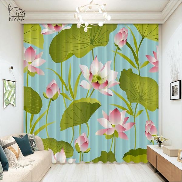 pastoral green print lotus leaf curtain home door curtains for elegant room canada kitchen windows micro shading & drapes
pastoral green print lotus leaf curtain home door curtains for elegant room canada kitchen windows micro shading & drapes