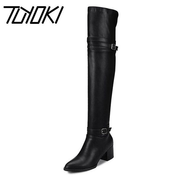 boots tuyoki plus size 34-48 women over the knee winter warm square heels shoes woman pointed toe pu leather long, Black
boots tuyoki plus size 34-48 women over the knee winter warm square heels shoes woman pointed toe pu leather long, Black