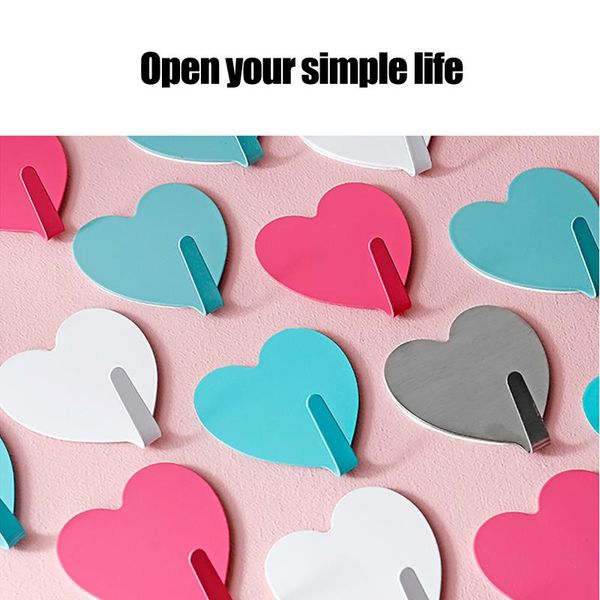 hooks & rails heart-shaped adhesive heavy duty stick on wall door cabinet stainless steel towel coat clothes self holders
hooks & rails heart-shaped adhesive heavy duty stick on wall door cabinet stainless steel towel coat clothes self holders