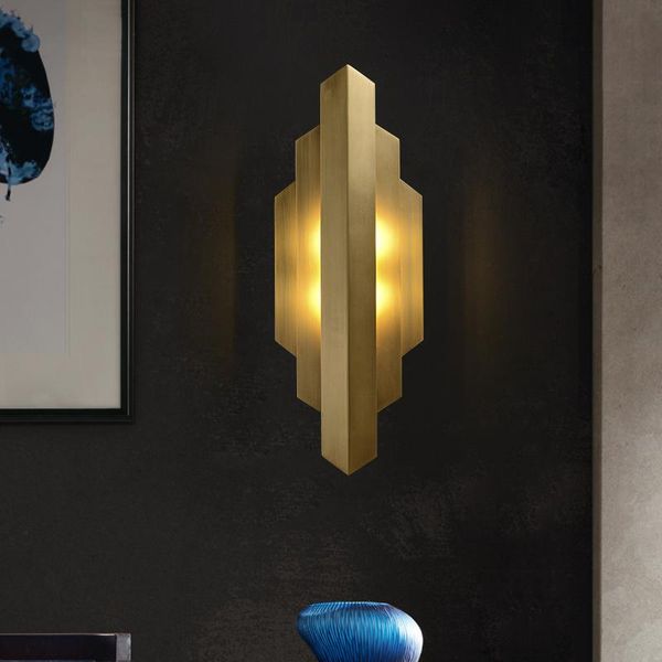 simple copper wall lamp light luxury post-modern living room aisle bedroom bedside model bathroom decorative
simple copper wall lamp light luxury post-modern living room aisle bedroom bedside model bathroom decorative