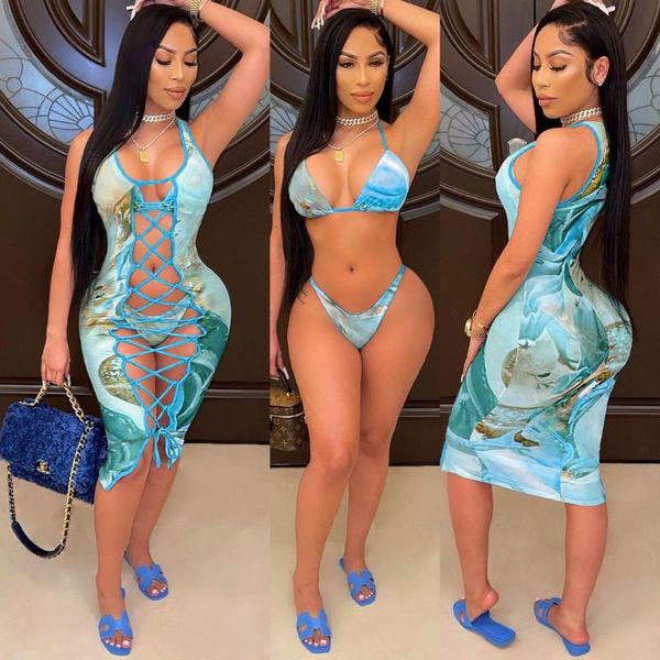 women's tracksuits 2021 fashion bikini set and matching cover dress womens sleeveless hollow out laced beach 3 pieces outfits beachwear, Gray
women's tracksuits 2021 fashion bikini set and matching cover dress womens sleeveless hollow out laced beach 3 pieces outfits beachwear, Gray