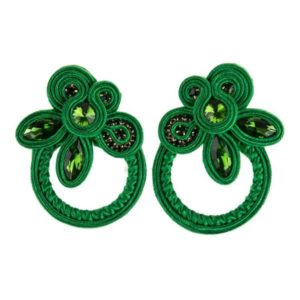 dangle & chandelier soutache earrings flower weaving large hoops earring women's jewelry purple red green colourful trend accessories, Silver
dangle & chandelier soutache earrings flower weaving large hoops earring women's jewelry purple red green colourful trend accessories, Silver
