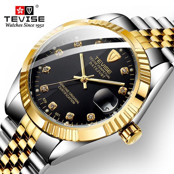 watches men's tevise 2021 waterproof ultra-thin luxury mechanical rhinestone calendar gift quartz reloj hombre, Slivery;brown
watches men's tevise 2021 waterproof ultra-thin luxury mechanical rhinestone calendar gift quartz reloj hombre, Slivery;brown
