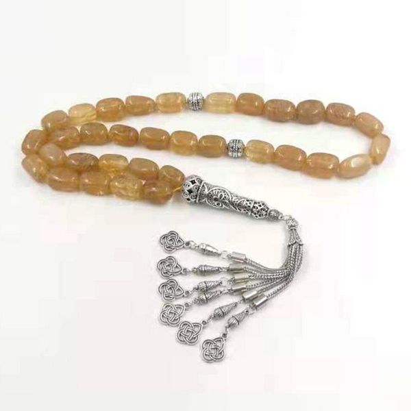 beaded, strands tasbih natural citrine stone islamic misbaha 33 rosary beads bracelet arabic fashion gift eid muslim accessories on hand, Black
beaded, strands tasbih natural citrine stone islamic misbaha 33 rosary beads bracelet arabic fashion gift eid muslim accessories on hand, Black