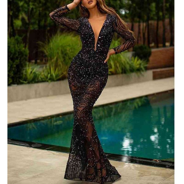 summer women maxi mermaid sleeve bodycon black sequin evening long party dress 210415, Black;gray
summer women maxi mermaid sleeve bodycon black sequin evening long party dress 210415, Black;gray