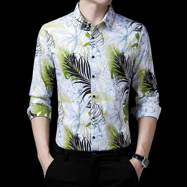 man hawiinan clothing autumn flowers printing shirts male fashion floral dresses long sleeved men's casual, White;black
man hawiinan clothing autumn flowers printing shirts male fashion floral dresses long sleeved men's casual, White;black