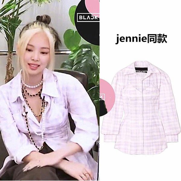 women's blouses & shirts kpop seo yea ji summer fashion sling backless plaid long sleeved shirt women korean street mid-length and, White
women's blouses & shirts kpop seo yea ji summer fashion sling backless plaid long sleeved shirt women korean street mid-length and, White