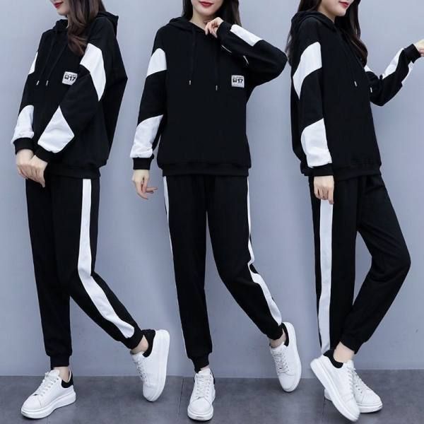 stylish sports suit 200 kg large women's fat tracksuits mm 2021 autumn and winter loose leisure fashion sports two piece set, Gray
stylish sports suit 200 kg large women's fat tracksuits mm 2021 autumn and winter loose leisure fashion sports two piece set, Gray