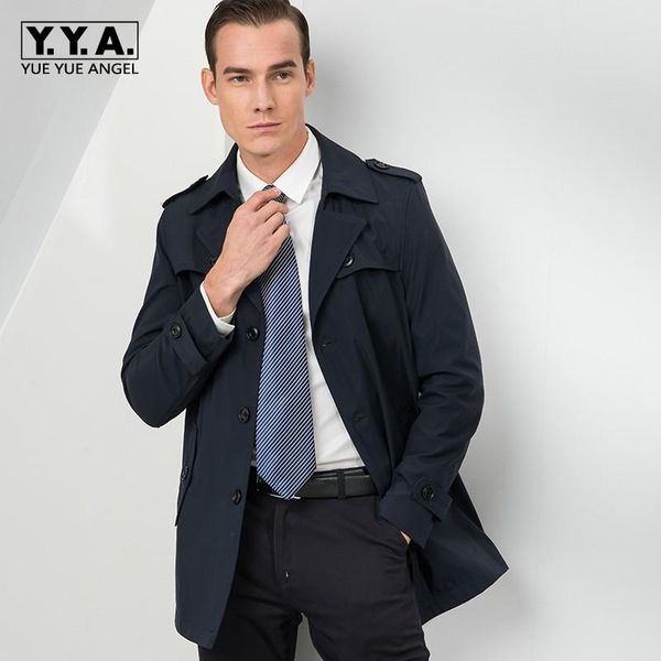 men's trench coats spring autumn brand long sleeve single breasted lapel men solid medium length loose casual windproof male, Tan;black
men's trench coats spring autumn brand long sleeve single breasted lapel men solid medium length loose casual windproof male, Tan;black
