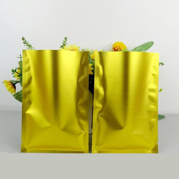 gift wrap 100pcs/lot 12*18cm open gold plain pocket bags for coffee aluminium foil aluminum pouches heat sealing
gift wrap 100pcs/lot 12*18cm open gold plain pocket bags for coffee aluminium foil aluminum pouches heat sealing
