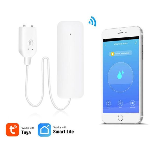 smart home control tuya wifi leak alarm water flood detector overflow and full remote long standby time
smart home control tuya wifi leak alarm water flood detector overflow and full remote long standby time