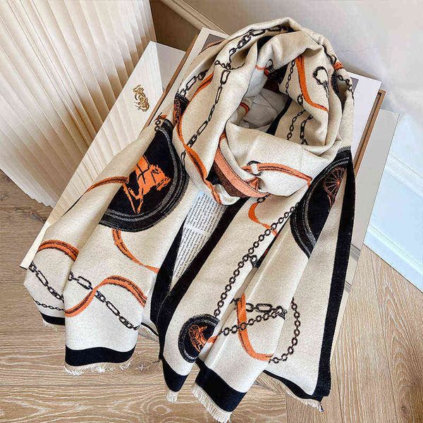 scarves imitation cashmere warm shawl in autumn and winter korean versatile women's long dual-purpose double-sided thickened scarf bib, Blue;gray
scarves imitation cashmere warm shawl in autumn and winter korean versatile women's long dual-purpose double-sided thickened scarf bib, Blue;gray