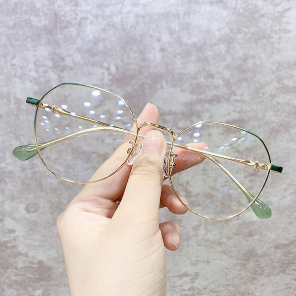 fashion sunglasses frames metal glasses frame simple women men transparent irregular round eyeglasses vintage eyewear, Black
fashion sunglasses frames metal glasses frame simple women men transparent irregular round eyeglasses vintage eyewear, Black