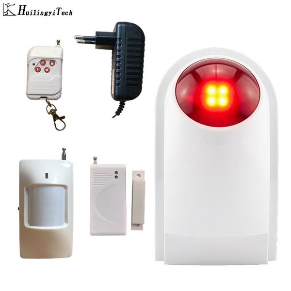 huilingyitech wireless alarm outdoor waterproof flash siren sound strobe home security system systems
huilingyitech wireless alarm outdoor waterproof flash siren sound strobe home security system systems