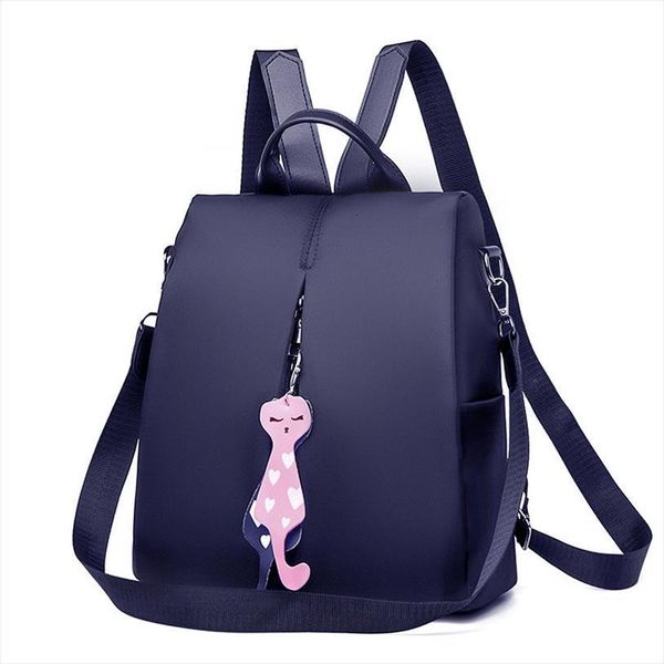 womens anti theft backpack fashion simple solid color school bag oxford cloth shoulder pack schoolbag for female
womens anti theft backpack fashion simple solid color school bag oxford cloth shoulder pack schoolbag for female