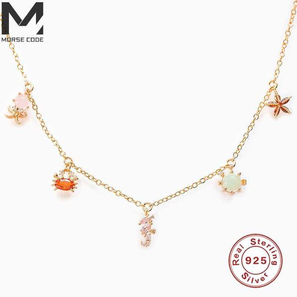 designer necklace mc 925 sterling silver creative uniqe animal starfish/seahorse women summer beach cha choker collier jewelry
designer necklace mc 925 sterling silver creative uniqe animal starfish/seahorse women summer beach cha choker collier jewelry
