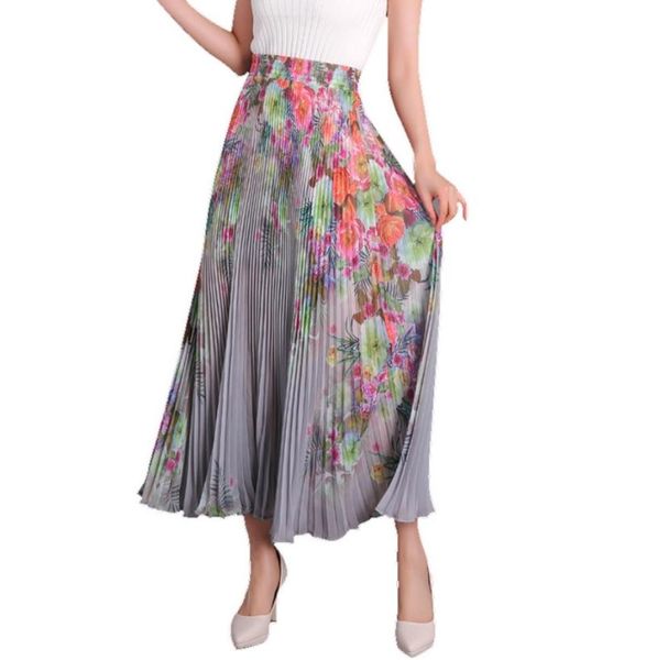 skirts chiffon pleated long vintage womens high waist a line bohemia floral printed women maxi beach party loose flare skirt, Black
skirts chiffon pleated long vintage womens high waist a line bohemia floral printed women maxi beach party loose flare skirt, Black