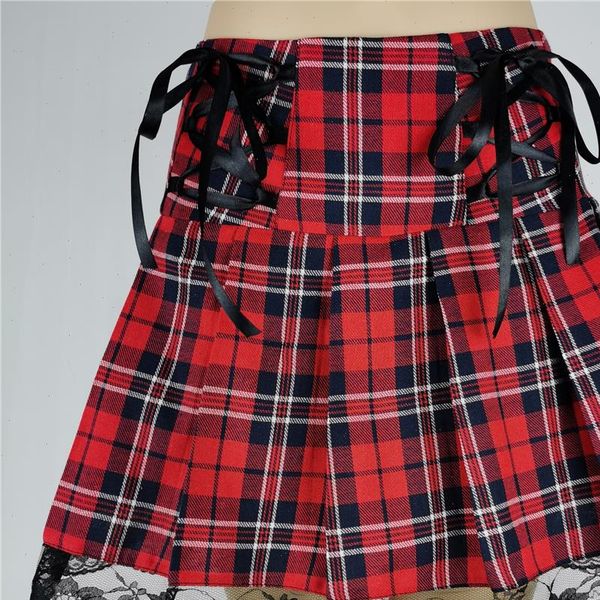lace up goth y2k pink women skirt stripe plaid trim pleated punk dark academia aesthetic e girl clothes gothic, Black
lace up goth y2k pink women skirt stripe plaid trim pleated punk dark academia aesthetic e girl clothes gothic, Black