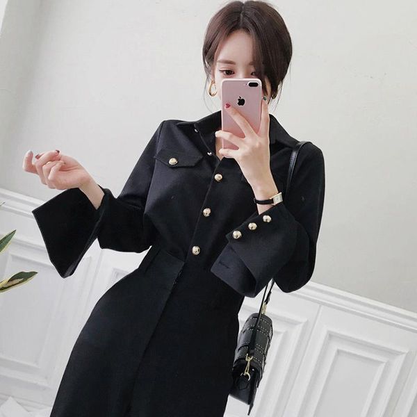 vintage black single breasted blouse & high waist full pants ol style 2 pieces set elegant spring work business women 2021 women's two, White
vintage black single breasted blouse & high waist full pants ol style 2 pieces set elegant spring work business women 2021 women's two, White