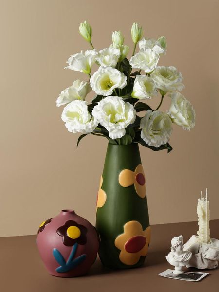 vases nordic colorful painted ceramic vase flower pot crafts desk aesthetic cute room home decoration accessories wedding gifts
vases nordic colorful painted ceramic vase flower pot crafts desk aesthetic cute room home decoration accessories wedding gifts