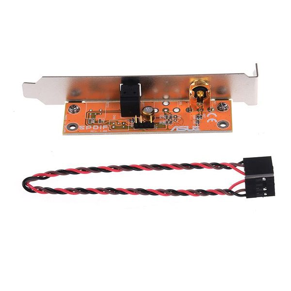 optical and rca out plate cable bracket for pc motherboard computer cables & connectors
optical and rca out plate cable bracket for pc motherboard computer cables & connectors