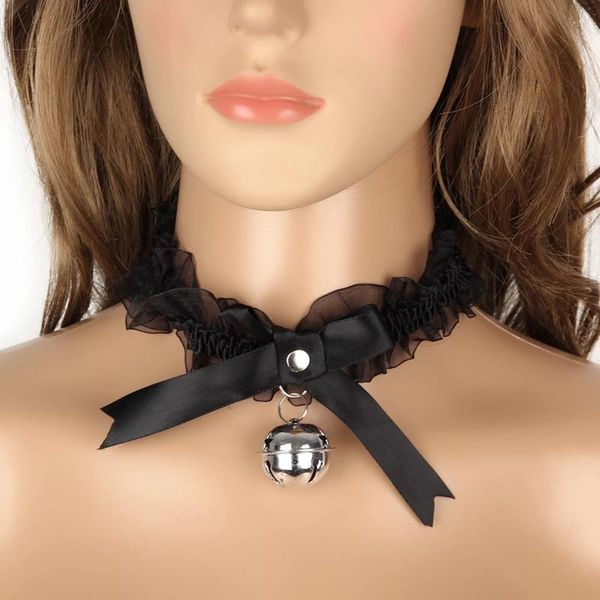 chokers lovely lace bowknot bell choker necklaces set kitty bow collar pendant necklace for girls three colors, Golden;silver
chokers lovely lace bowknot bell choker necklaces set kitty bow collar pendant necklace for girls three colors, Golden;silver