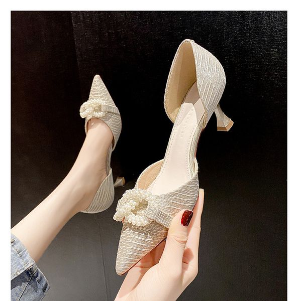 41.42.43 size-french high heels womens new spring and autumn pearl pointed toe pumps womens stiletto heel fairy style womens shoes, Black
41.42.43 size-french high heels womens new spring and autumn pearl pointed toe pumps womens stiletto heel fairy style womens shoes, Black
