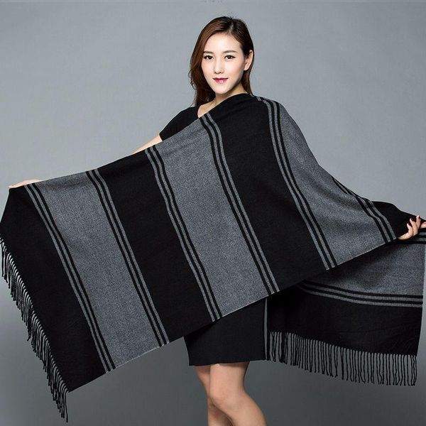scarves brand designer women thickened wool cashmere pashmina shawl warm napped wrap stripe winter woman scarf sof and, Blue;gray
scarves brand designer women thickened wool cashmere pashmina shawl warm napped wrap stripe winter woman scarf sof and, Blue;gray