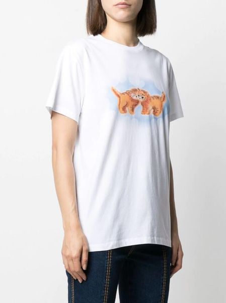 t shirt two cute cats print women cotton t shirt 2021 summer o-neck short sleeve tee female t-shirts casual fashion, White
t shirt two cute cats print women cotton t shirt 2021 summer o-neck short sleeve tee female t-shirts casual fashion, White