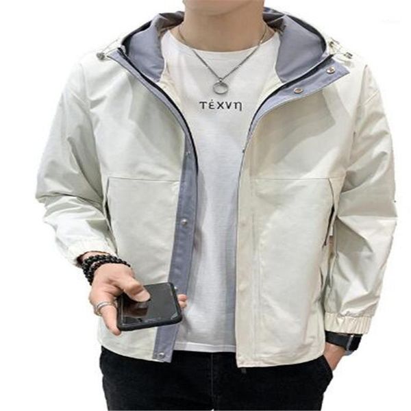 men's jackets spring hooded fashion casual zipper long-sleeved jacket coat outwear parka, Black;brown
men's jackets spring hooded fashion casual zipper long-sleeved jacket coat outwear parka, Black;brown