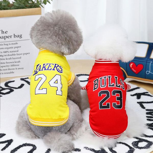 spring summer pet dog clothes vest t-shirt for basketball mesh cloth small large size pets dogs clothing shirt s-2xl apparel
spring summer pet dog clothes vest t-shirt for basketball mesh cloth small large size pets dogs clothing shirt s-2xl apparel