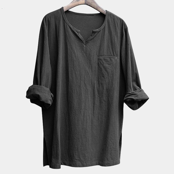 men's t-shirts european and american style casual t-shirt long-sleeved v-neck loose blended cotton breathable a97694 jpg2, White;black
men's t-shirts european and american style casual t-shirt long-sleeved v-neck loose blended cotton breathable a97694 jpg2, White;black