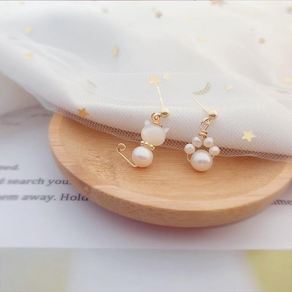 stud cute kitten pearl earrings goth jewelry baby sweet and lovely asymmetric cat claw gift items for women, Golden;silver
stud cute kitten pearl earrings goth jewelry baby sweet and lovely asymmetric cat claw gift items for women, Golden;silver