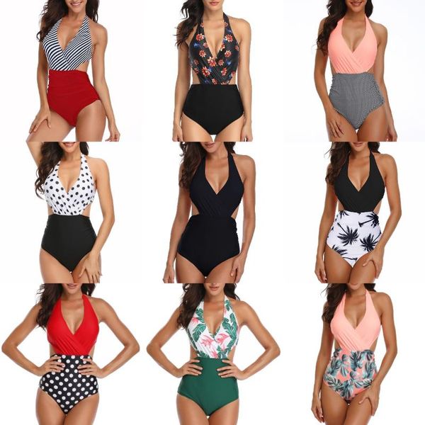 women's swimwear leopard print patchwork one piece swimsuit women push up monokini halter backless bodysuit bikini set bathing suit, White;black
women's swimwear leopard print patchwork one piece swimsuit women push up monokini halter backless bodysuit bikini set bathing suit, White;black