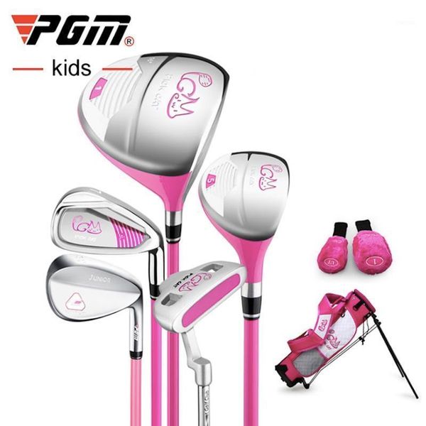 

kids golf clubs set junior right handed stainless steel children beginners practice 5pcs pole with bag jrtg007 wholesale complete of1