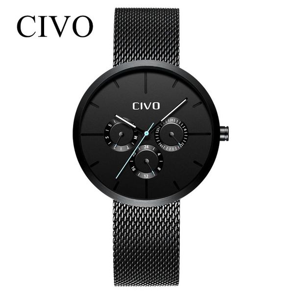 wristwatches civo mens watches waterproof date business quartz wrist watch gents casual male women clock relogio masculino, Slivery;brown
wristwatches civo mens watches waterproof date business quartz wrist watch gents casual male women clock relogio masculino, Slivery;brown