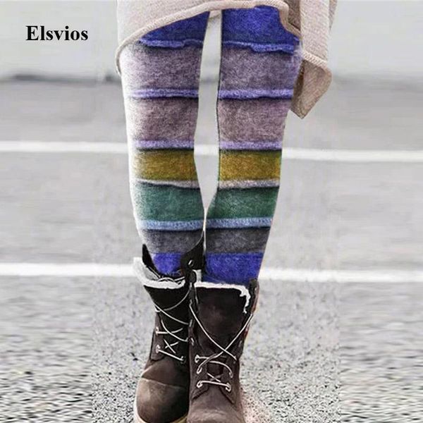 women's leggings vintage casual plus size women spring slim elastic pants for boots elegant autumn knitted striped print skinny trouser, Black
women's leggings vintage casual plus size women spring slim elastic pants for boots elegant autumn knitted striped print skinny trouser, Black