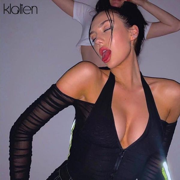 fashion women blouses v neck mesh patchwork shirt strapless long sleeve crop sale club party night mujer, White
fashion women blouses v neck mesh patchwork shirt strapless long sleeve crop sale club party night mujer, White