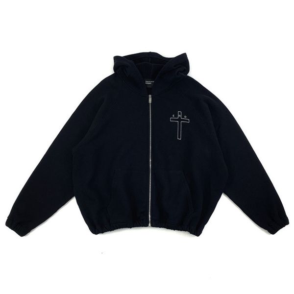 men's hoodies & sweatshirts 2021fw -loose quality zipper female hoodies cardigan with hoodie letters on the back of vintage sweater, Black
men's hoodies & sweatshirts 2021fw -loose quality zipper female hoodies cardigan with hoodie letters on the back of vintage sweater, Black