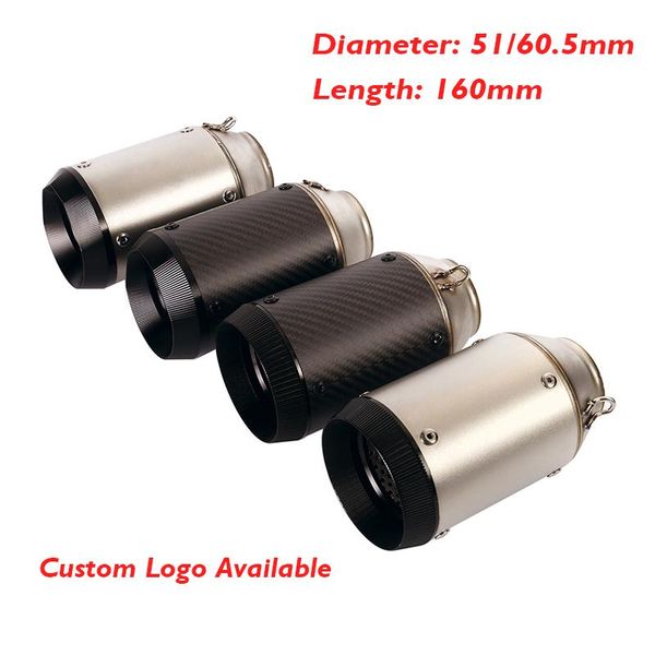 60.5mm 51mm motorcycle exhaust muffler pipe escape for universal ninja 300 cbr1000rr cbr650f cb500x system
60.5mm 51mm motorcycle exhaust muffler pipe escape for universal ninja 300 cbr1000rr cbr650f cb500x system
