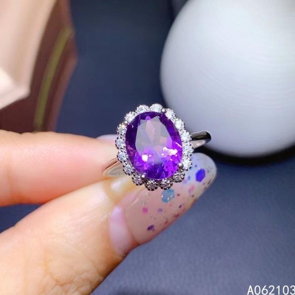 cluster rings kjjeaxcmy fine jewelry 925 sterling silver inlaid amethyst women's elegant exquisite flower oval gem adjustable ring supp, Golden;silver
cluster rings kjjeaxcmy fine jewelry 925 sterling silver inlaid amethyst women's elegant exquisite flower oval gem adjustable ring supp, Golden;silver