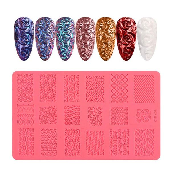 silicone nail carving mold 3d relief sculpture stamping stencils art template diy manicure tools decoration accessories kits
silicone nail carving mold 3d relief sculpture stamping stencils art template diy manicure tools decoration accessories kits
