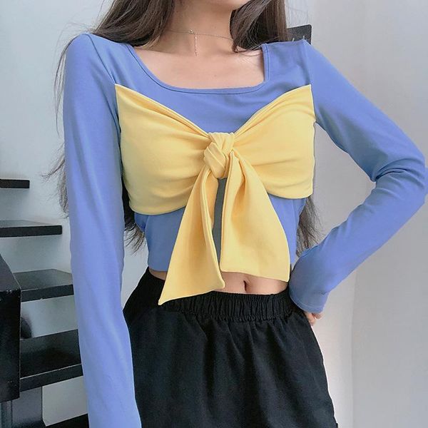 women's t-shirt kawaii t shirt baby pink y2k 2021 fashion women big bow 2000s aesthetic cute clothes v neck long sleeve slim tees, White
women's t-shirt kawaii t shirt baby pink y2k 2021 fashion women big bow 2000s aesthetic cute clothes v neck long sleeve slim tees, White