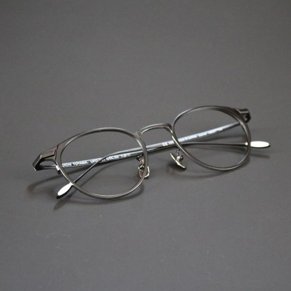 vintage men pure titanium glasses frame round prescription myopia optical eyewear women eyeglasses fashion sunglasses frames, Black
vintage men pure titanium glasses frame round prescription myopia optical eyewear women eyeglasses fashion sunglasses frames, Black