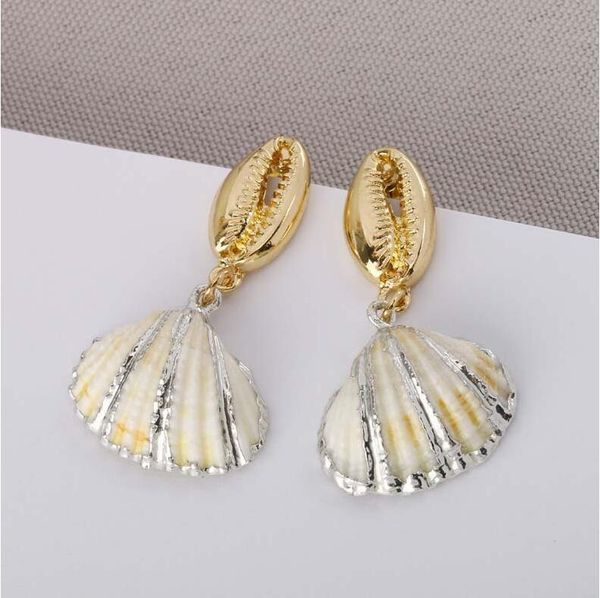 bohemian spiral conch shell earrings handmade beach wedding long eearrings for women party holiday fashion jewelry dangle & chandelier, Silver
bohemian spiral conch shell earrings handmade beach wedding long eearrings for women party holiday fashion jewelry dangle & chandelier, Silver